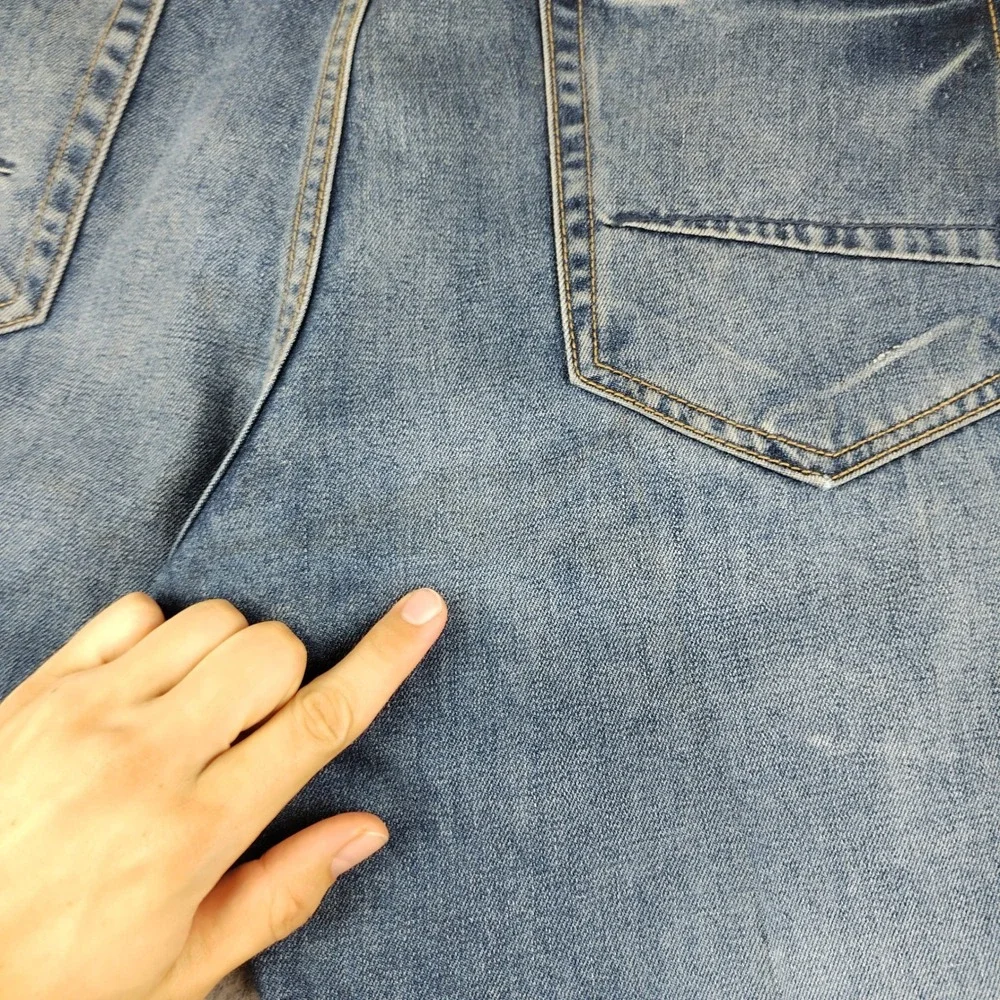 Sean John Jeans Mens 36x34 Relaxed Hamilton Blue Baggy Whisker Y2K Hip Hop